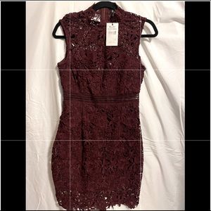 Bardot Lace Sheath Dress